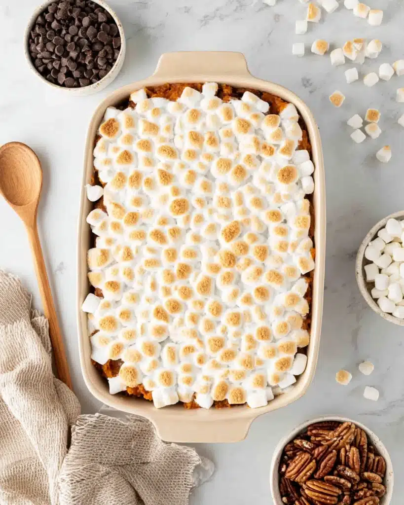 Sweet Potato Casserole with Marshmallows