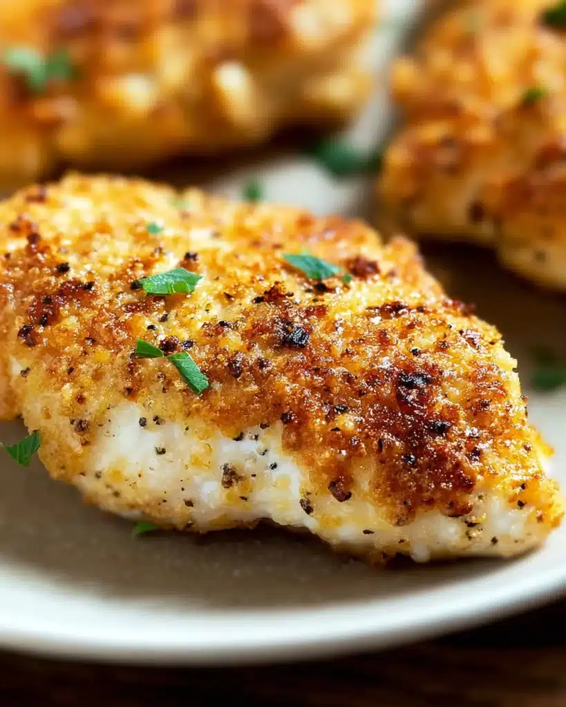 Chicken Breast Recipe: Juicy, Creamy, and Absolutely Easy 1 Juicy Chicken Breast Recipe with crispy golden crust and herbs on plate