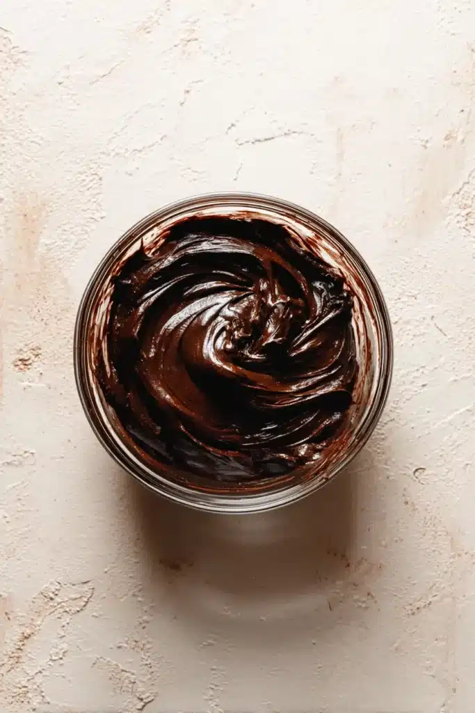Chocolate Marshmallow Swirl Cookies 2 Chocolate Marshmallow Swirl Cookies chocolate batter with rich glossy texture