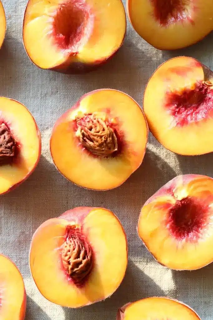 Brown Sugar Peach Cake 4 Fresh peaches for Brown Sugar Peach Cake recipe