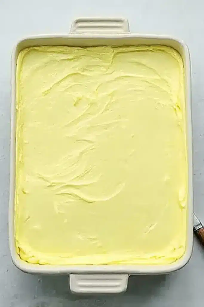 Lemon Blueberry Lasagna 4 Lemon Blueberry Lasagna whipped topping layer spread over lemon pudding
