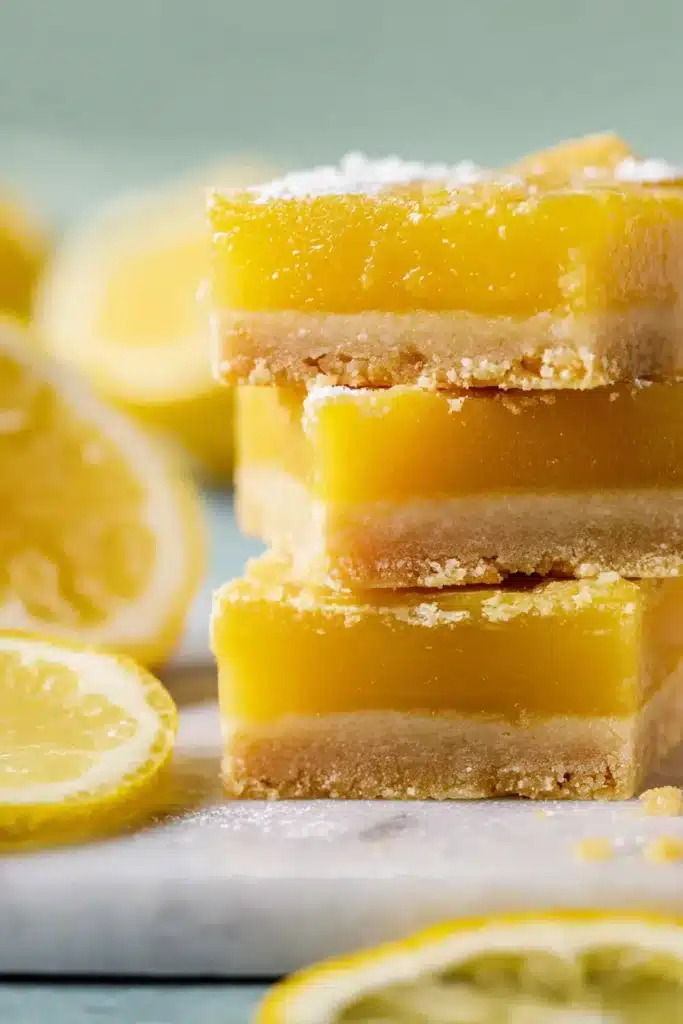 Super Easy Lemon Bars 1 Super Easy Lemon Bars with buttery shortbread crust and tangy lemon filling